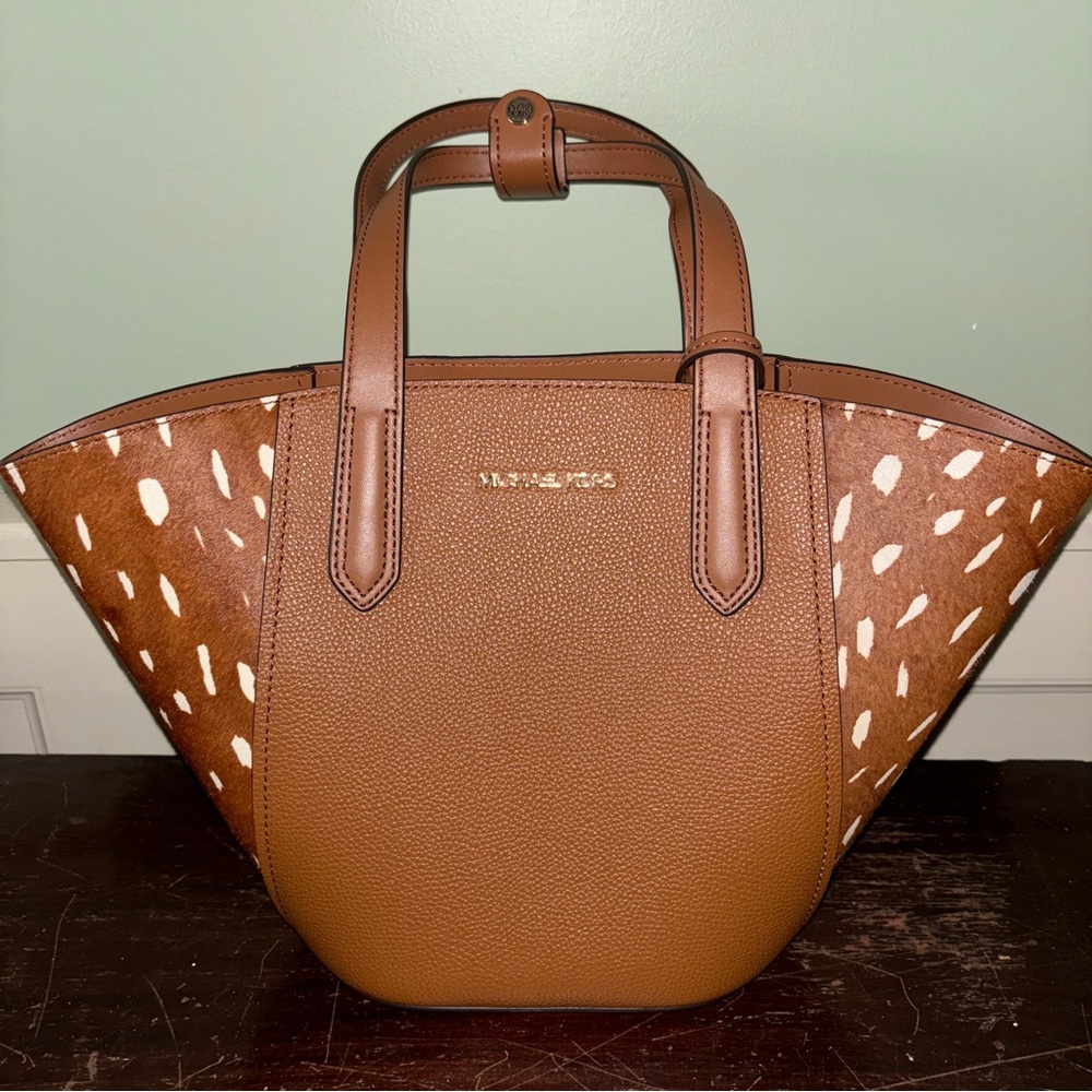 Michael Kors Portia Small Brown Tote